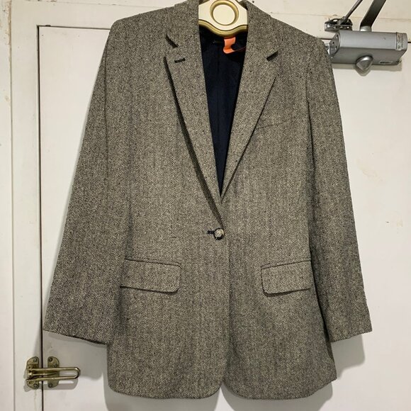 VINTAGE LAUREN RALPH LAUREN SILK PATTERN BLAZERS SIZE 12 - Picture 4 of 13